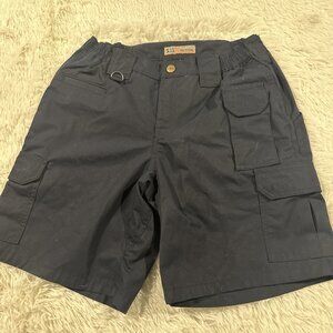 5.11 Tactical shorts womens deep navy 8 elastic waist utility pocket
